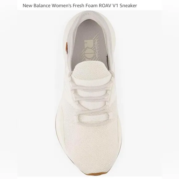 👟 BRAND NEW New Balance ROAV V1 White Sneakers - Women’s 12
