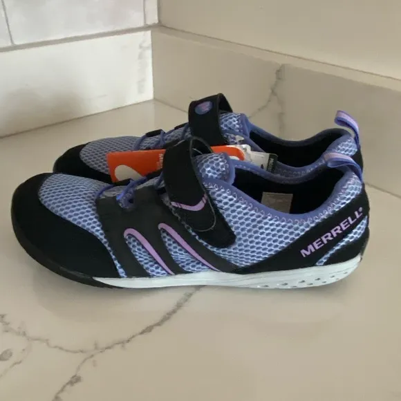 🆕 Merrell Barefoot Trail Glove Vibram Youth Girls Size 7 Shoes lavendar Lustre