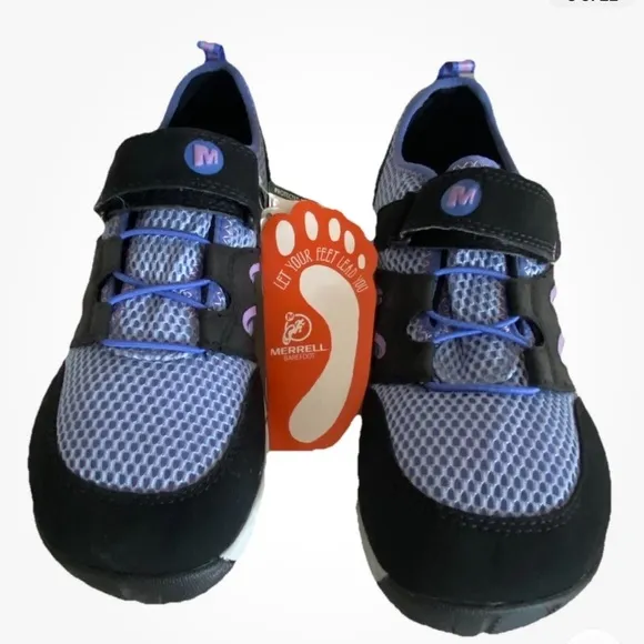 🆕 Merrell Barefoot Trail Glove Vibram Youth Girls Size 7 Shoes lavendar Lustre