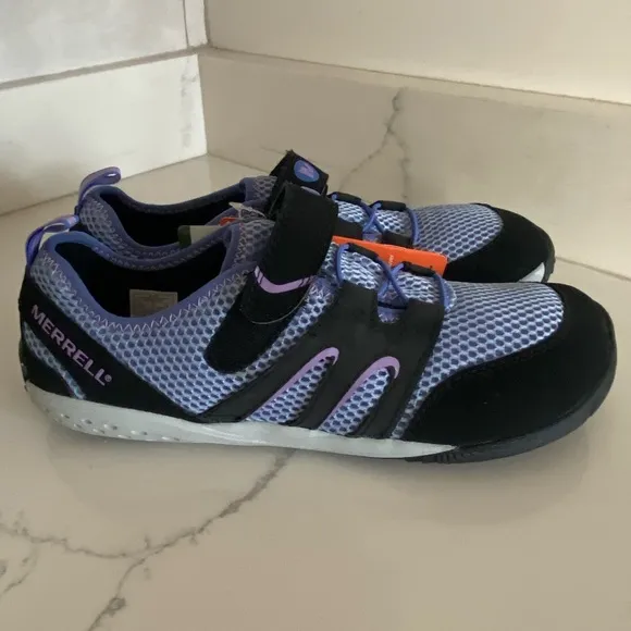 🆕 Merrell Barefoot Trail Glove Vibram Youth Girls Size 7 Shoes lavendar Lustre