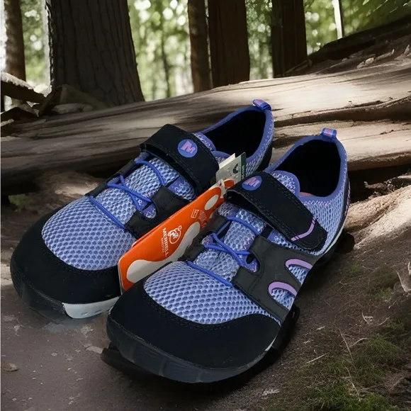 🆕 Merrell Barefoot Trail Glove Vibram Youth Girls Size 7 Shoes lavendar Lustre