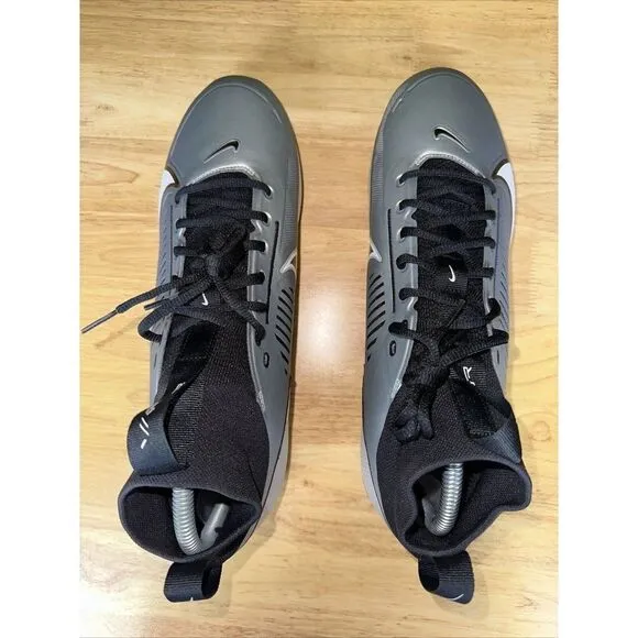 14 Nike Vapor Edge Pro 360 Football Cleats Shoes Smoke Grey Black DA5456 Mens 14