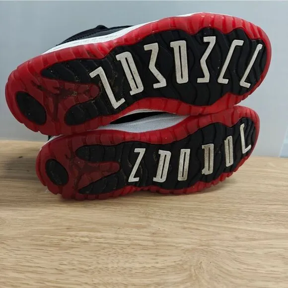 2019 Nike Air Jordan Retro 11 &quot;Bred 2019&quot; 378039-061 Black Youth Shoes! Size 3Y