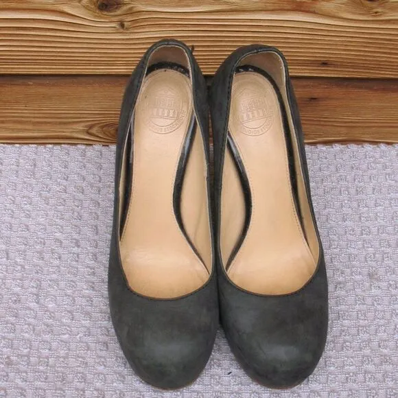 Acne Studios Vega Block Heel Court Shoes Heels