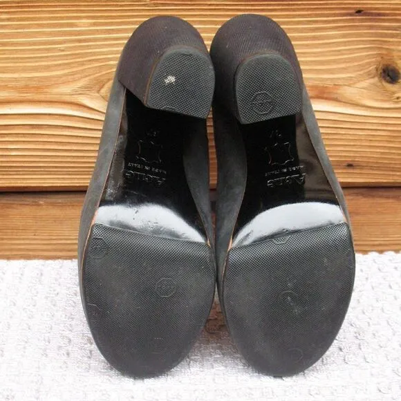 Acne Studios Vega Block Heel Court Shoes Heels