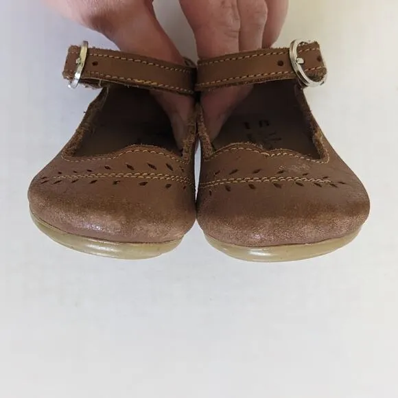 Adelisa&amp;Co. Leather Cosecha Mary Janes Size 18/3 Rubber Hard Sole