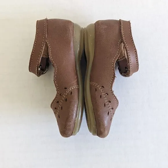 Adelisa&amp;Co. Leather Cosecha Mary Janes Size 18/3 Rubber Hard Sole