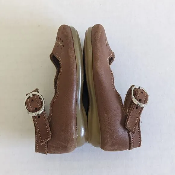 Adelisa&amp;Co. Leather Cosecha Mary Janes Size 18/3 Rubber Hard Sole