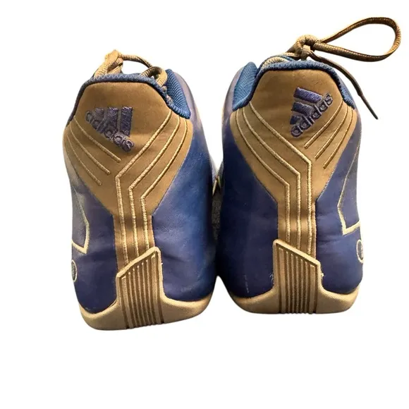 Adidas 2001 Basketball T MAC Shoes Royal Blue and Gray Senior Size 10 GUC