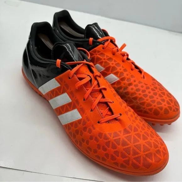 Adidas Ace 15.3 Mens 13 Soccer Cleats Shoes Sneaker Orange S83222