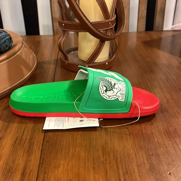 Adidas Adilette TNT Mexico Soccer slides shoes sandals GX9710 Mens 5 or Womens 6