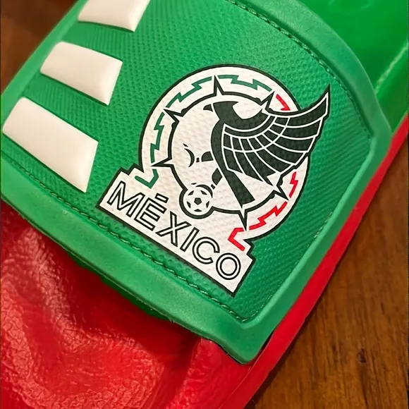 Adidas Adilette TNT Mexico Soccer slides shoes sandals GX9710 Mens 5 or Womens 6