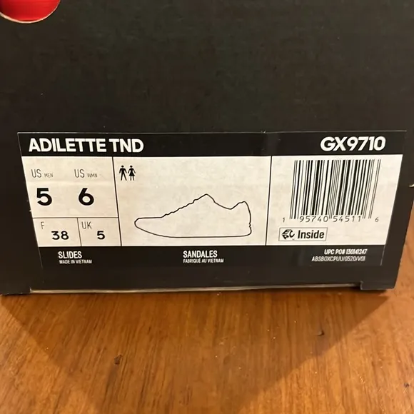 Adidas Adilette TNT Mexico Soccer slides shoes sandals GX9710 Mens 5 or Womens 6