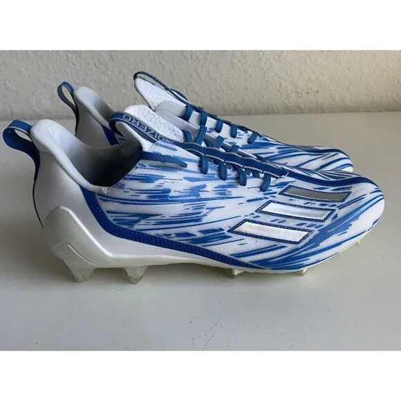 Adidas Adizero 12.0 Football Cleats HR1594 Blue Ice Splash Promo Men’s Sz 12