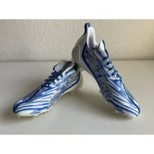 Adidas Adizero 12.0 Football Cleats HR1594 Blue Ice Splash Promo Men’s Sz 12