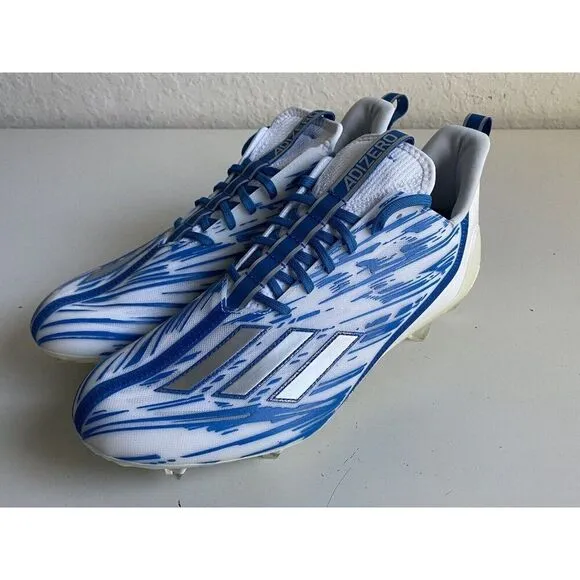 Adidas Adizero 12.0 Football Cleats HR1594 Blue Ice Splash Promo Men’s Sz 12