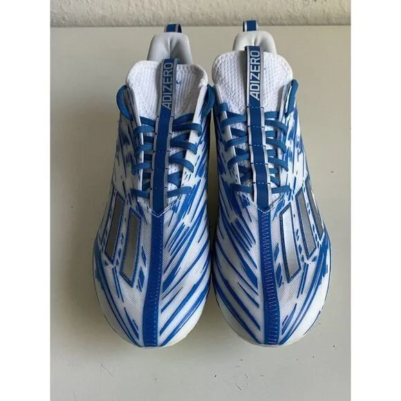 Adidas Adizero 12.0 Football Cleats HR1594 Blue Ice Splash Promo Men’s Sz 12