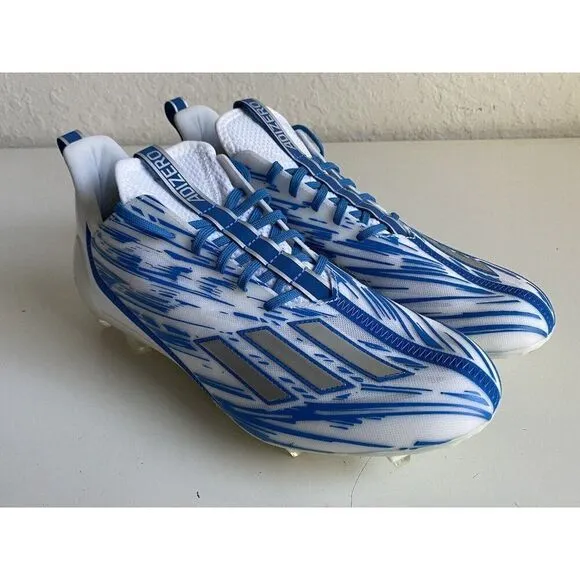 Adidas Adizero 12.0 Football Cleats HR1594 Blue Ice Splash Promo Men’s Sz 12