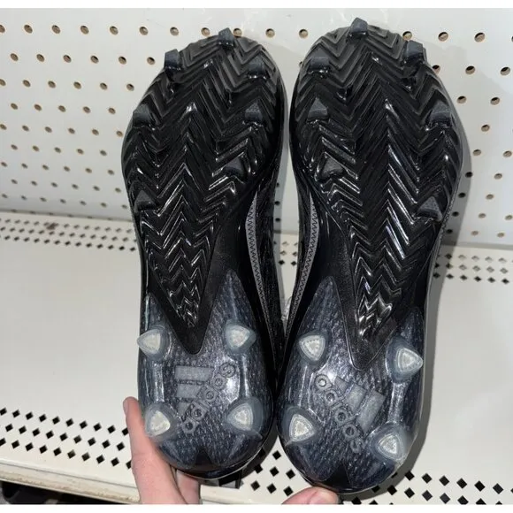 Adidas AdiZero 12.0 Mens Football Cleats Size 14 Triple Black GW5060