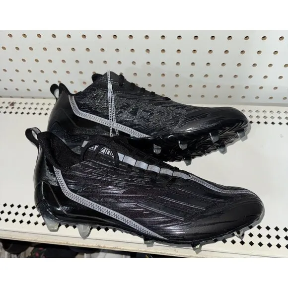 Adidas AdiZero 12.0 Mens Football Cleats Size 14 Triple Black GW5060