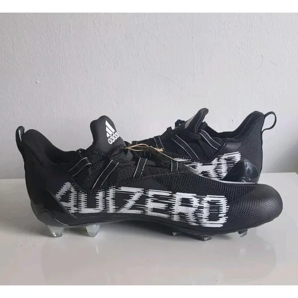 Adidas Adizero 21 Black White 2022 Men's Football Cleats Size 14