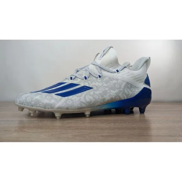 Adidas Adizero &quot;Young King&quot;‎ New Reign Floral - Blue Football Shoes Size 11