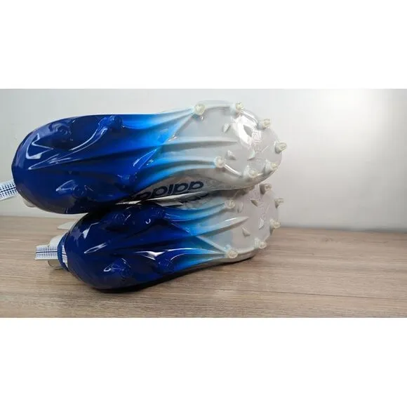 Adidas Adizero &quot;Young King&quot;‎ New Reign Floral - Blue Football Shoes Size 11