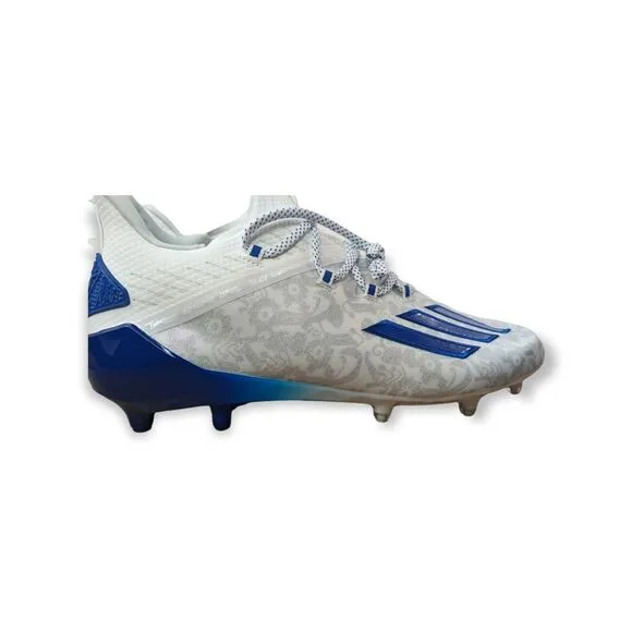 Adidas Adizero &quot;Young King&quot;‎ New Reign Floral - Blue Football Shoes Size 11