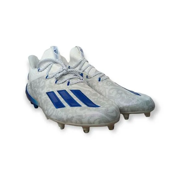 Adidas Adizero &quot;Young King&quot;‎ New Reign Floral - Blue Football Shoes Size 11