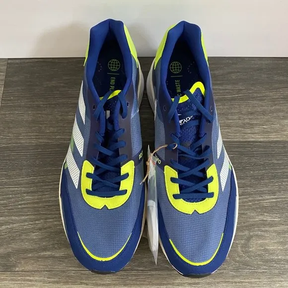 Adidas Adizero Boston 10 Marathon Running Shoes Victory Blue GY0929 Mens Size 13