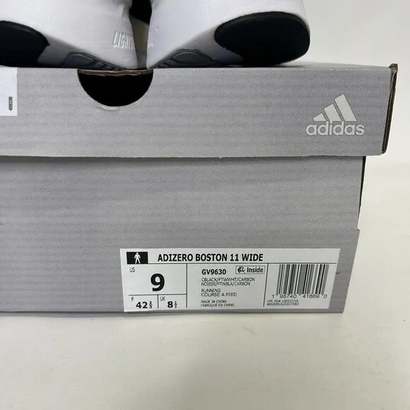 Adidas Adizero Boston 11 Marathon Shoes “Black Sail” 2024
