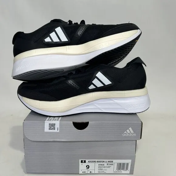 Adidas Adizero Boston 11 Marathon Shoes “Black Sail” 2024