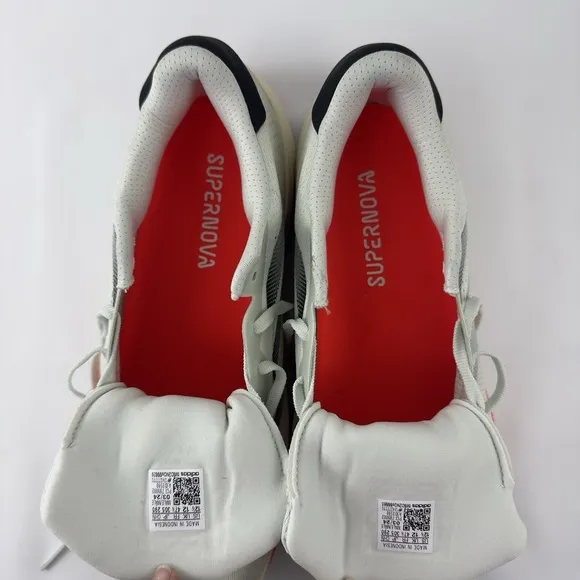 Adidas Adizero Boston 12 Running Shoes Men's Size 12.5 | White/Red/Black