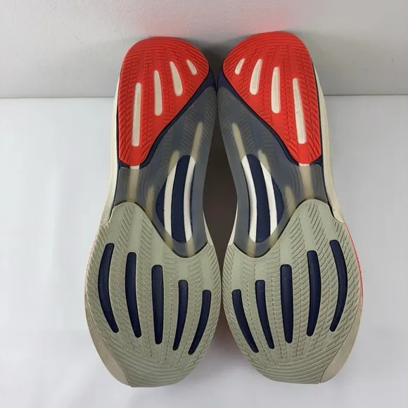 Adidas Adizero Boston 12 Running Shoes Men's Size 12.5 | White/Red/Black