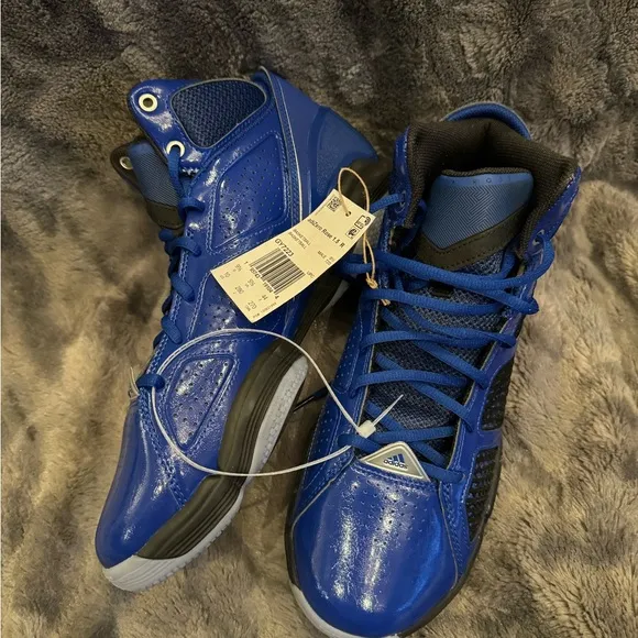Adidas AdiZero Derrick Rose 1.5 Restomod Blue GY7223 Sneakers Mens Size 10 NEW