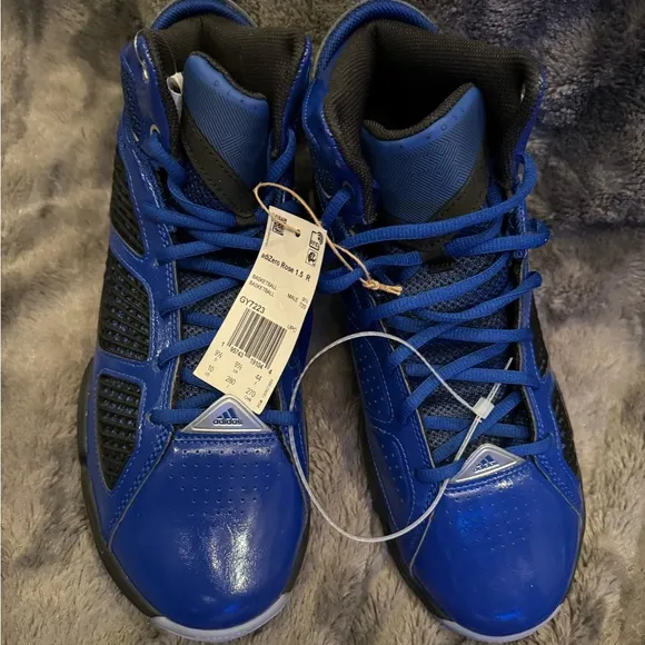 Adidas AdiZero Derrick Rose 1.5 Restomod Blue GY7223 Sneakers Mens Size 10 NEW