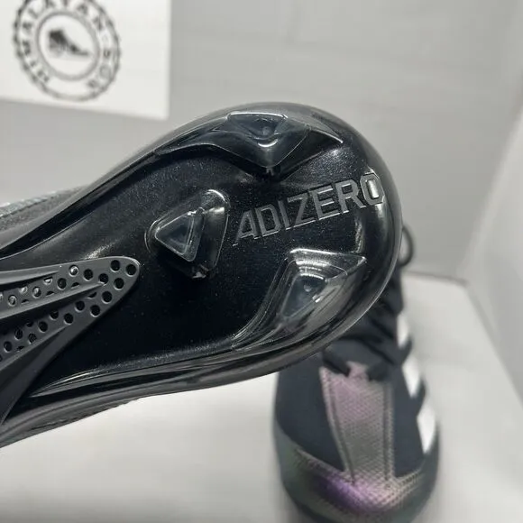 Adidas Adizero Electric  Football Cleats Black IE3285 Men Size 10 NEW