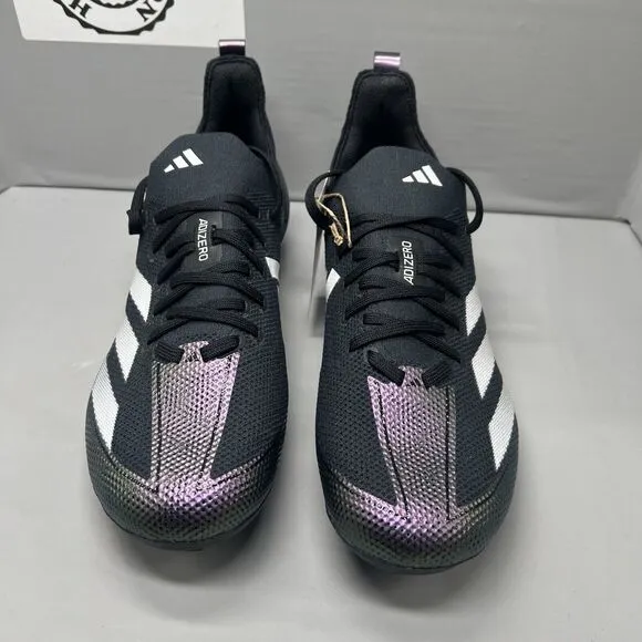 Adidas Adizero Electric  Football Cleats Black IE3285 Men Size 10 NEW