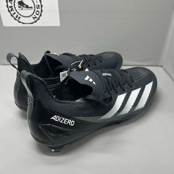 Adidas Adizero Electric  Football Cleats Black IE3285 Men Size 10 NEW