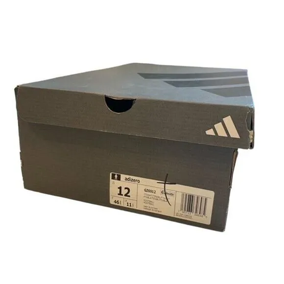 Adidas Adizero Football Lacrosse Cleats White Blue Striped GZ6912 Men Size 12