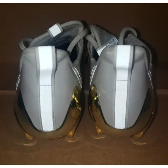 Adidas AdiZero Primeknit Football Cleats GX5122 White/Gold Men's size 9.5 NWOB