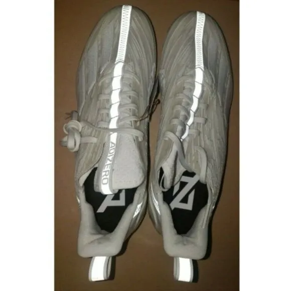 Adidas AdiZero Primeknit Football Cleats GX5413 White Men's sizes 7 &amp; 10 NWOB