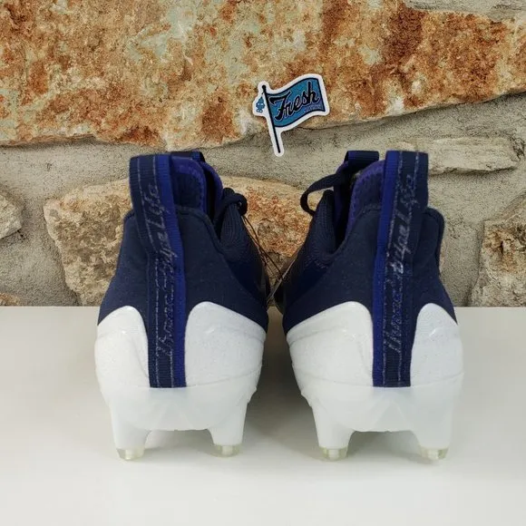 adidas Adizero Scorch Football Cleats Men’s Size 10.5 Navy Blue White FX4250 NEW