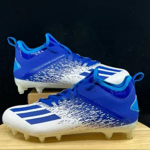 Adidas Adizero Scorch Football Cleats Navy Blue/White FW4086 Mens Sz 12.5
