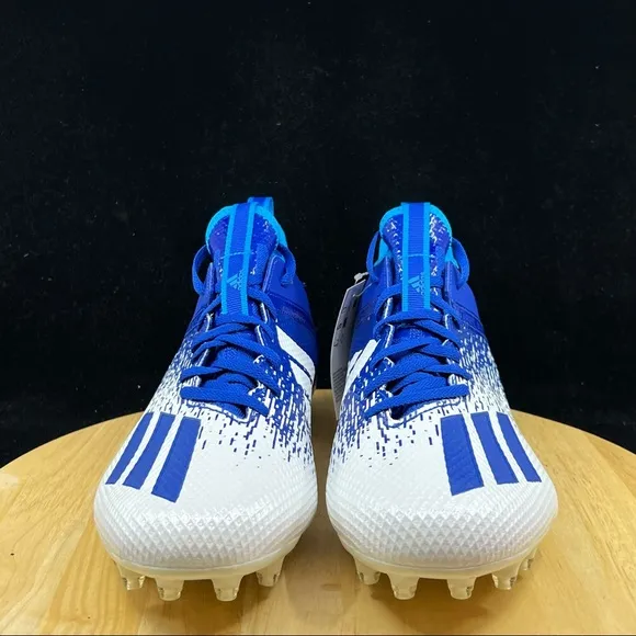Adidas Adizero Scorch Football Cleats Navy Blue/White FW4086 Mens Sz 12.5