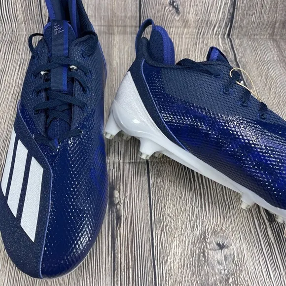 Adidas Adizero Scorch Football Cleats Navy Blue/White/Mystery Ink FX4250