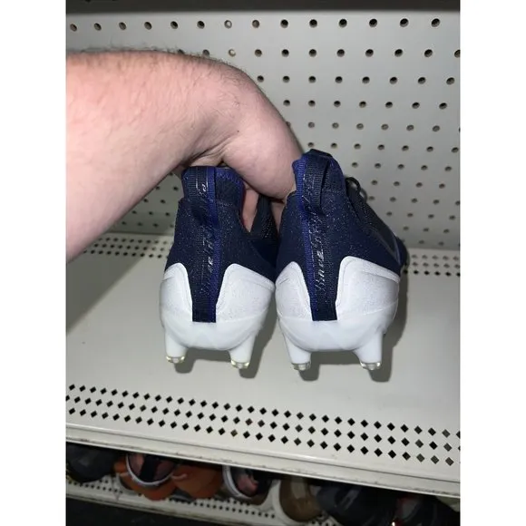 Adidas Adizero Scorch Mens Football Cleats Size 10.5 Navy Blue White FX4250