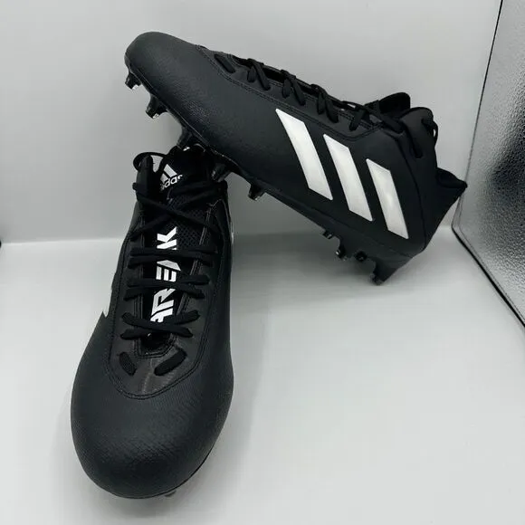 Adidas  Adizero SM Freak Mid  Football Cleats Black Men's Size 13  FX2125
