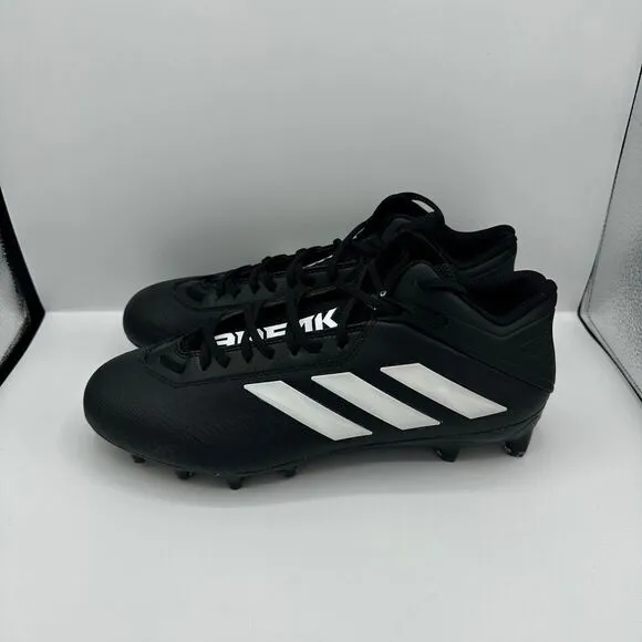 Adidas  Adizero SM Freak Mid  Football Cleats Black Men's Size 13  FX2125