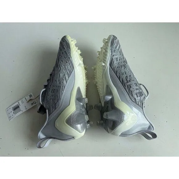 Adidas Adizero Silver Metallic Grey Football Cleats GX5414 Men's Sz 10 Check Pic
